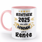 Tasse Rentnerin - eine echte Legende geht in Rente - personalisiert mit Jahrgang oder Name - Schollys