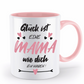 Tasse mit Spruch - "Glück ist eine Mama wie dich zu haben!" - Geschenktasse, Geschenkidee, Fototasse