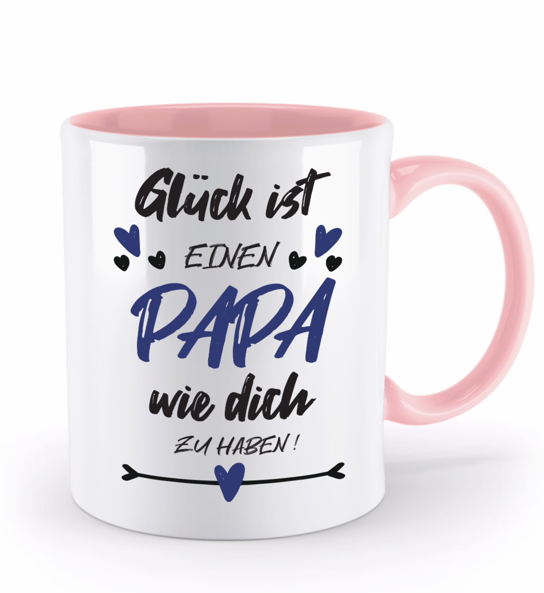 Tasse mit Spruch - "Glück ist einen Papa wie dich zu haben!" - Geschenktasse, Geschenkidee, Fototasse - Schollys