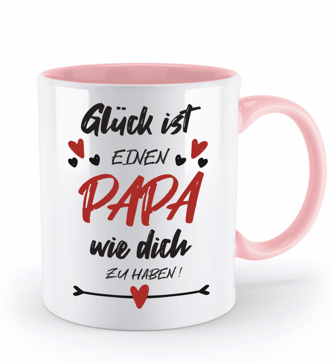Tasse mit Spruch - "Glück ist einen Papa wie dich zu haben!" - Geschenktasse, Geschenkidee, Fototasse - Schollys