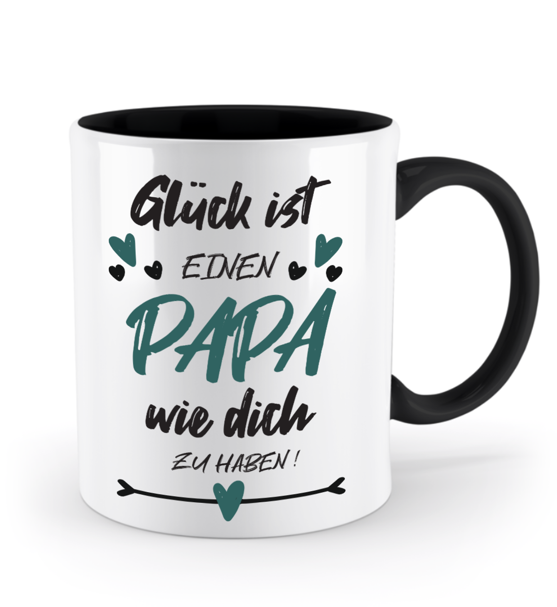 Tasse mit Spruch - "Glück ist einen Papa wie dich zu haben!" - Geschenktasse, Geschenkidee, Fototasse - Schollys