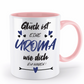 Tasse mit Spruch - "Glück ist eine Uroma wie dich zu haben!" - Geschenktasse, Geschenkidee, Fototasse