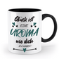 Tasse mit Spruch - "Glück ist eine Uroma wie dich zu haben!" - Geschenktasse, Geschenkidee, Fototasse