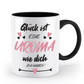Tasse mit Spruch - "Glück ist eine Uroma wie dich zu haben!" - Geschenktasse, Geschenkidee, Fototasse