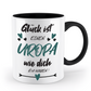 Tasse mit Spruch - "Glück ist einen Uropa wie dich zu haben!" - Geschenktasse, Geschenkidee, Fototasse