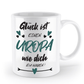 Tasse mit Spruch - "Glück ist einen Uropa wie dich zu haben!" - Geschenktasse, Geschenkidee, Fototasse