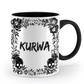 Tasse - KURWA - Skull Statement