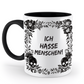 Tasse - Ich hasse Menschen! - Skull Statement