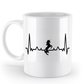 Tasse Einhorn mit Herzschlag – personalisierbar mit Namen für kleine & große Träumer | Schollys - Schollys