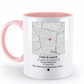 Valentinstag Tasse mit personalisierter Karte| Schollys