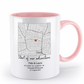 Valentinstag Tasse mit personalisierter Karte| Schollys