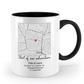 Valentinstag Tasse mit personalisierter Karte| Schollys