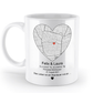 Valentinstag Tasse mit personalisierter Karte| Schollys