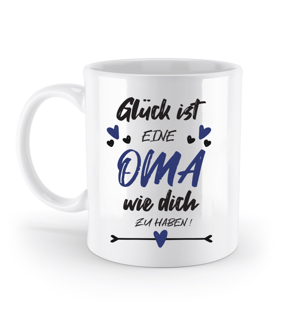 Tasse mit Spruch - "Glück ist eine Oma wie dich zu haben!" - Geschenktasse, Geschenkidee, Fototasse