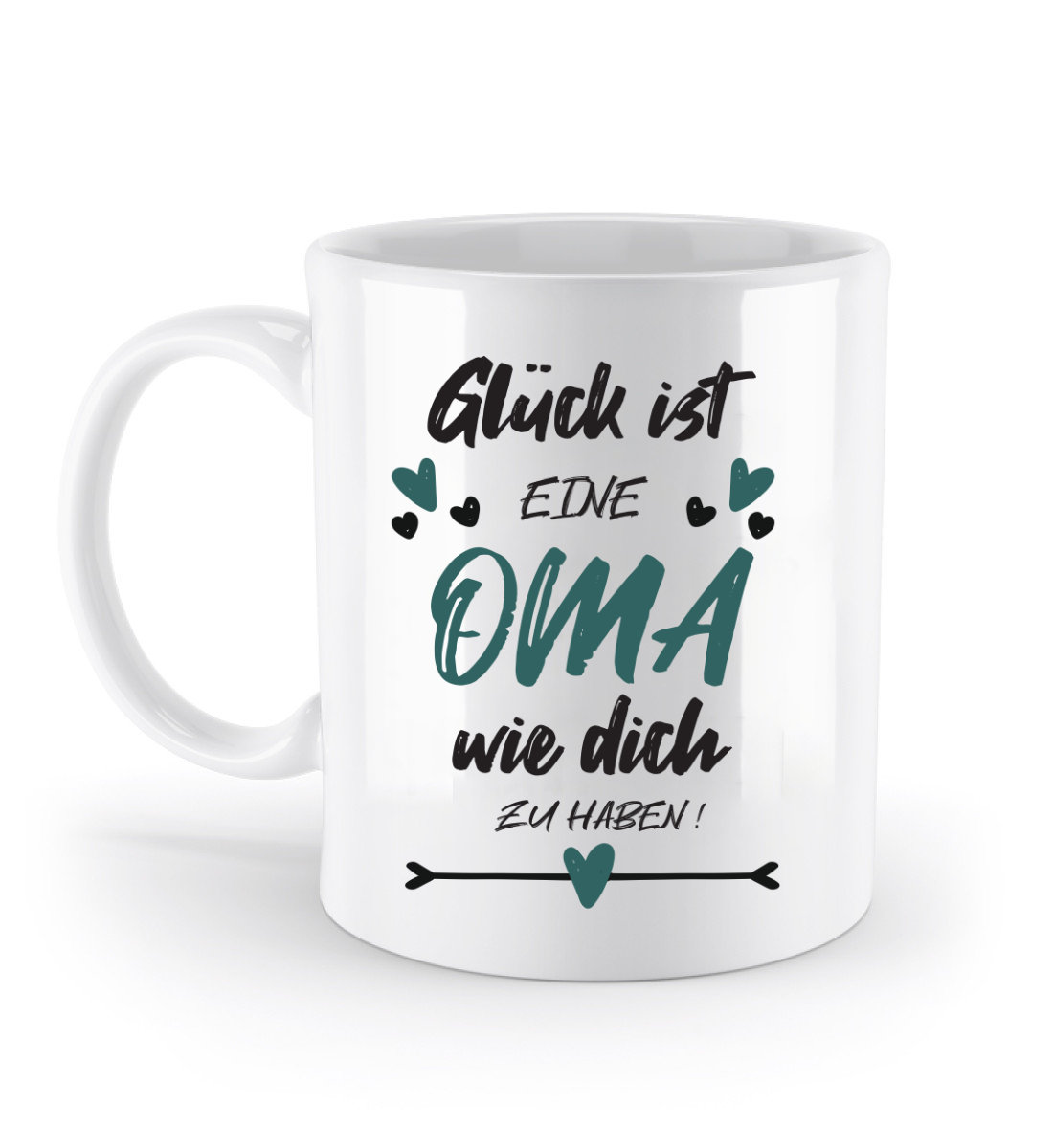 Tasse mit Spruch - "Glück ist eine Oma wie dich zu haben!" - Geschenktasse, Geschenkidee, Fototasse