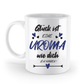 Tasse mit Spruch - "Glück ist eine Uroma wie dich zu haben!" - Geschenktasse, Geschenkidee, Fototasse - Schollys