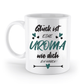 Tasse mit Spruch - "Glück ist eine Uroma wie dich zu haben!" - Geschenktasse, Geschenkidee, Fototasse - Schollys