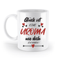 Tasse mit Spruch - "Glück ist eine Uroma wie dich zu haben!" - Geschenktasse, Geschenkidee, Fototasse - Schollys