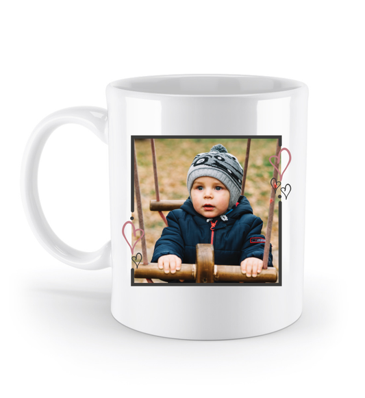 Tasse mit Spruch - "Glück ist eine Tante wie dich zu haben!" - Geschenktasse, Geschenkidee, Fototasse - Schollys