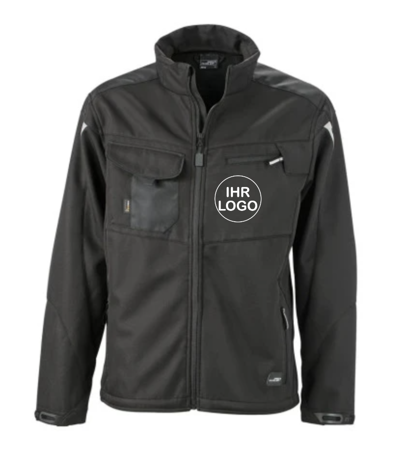 Workwear Jacke mit Firmenlogo Brust & Rückendruck | Schollys
