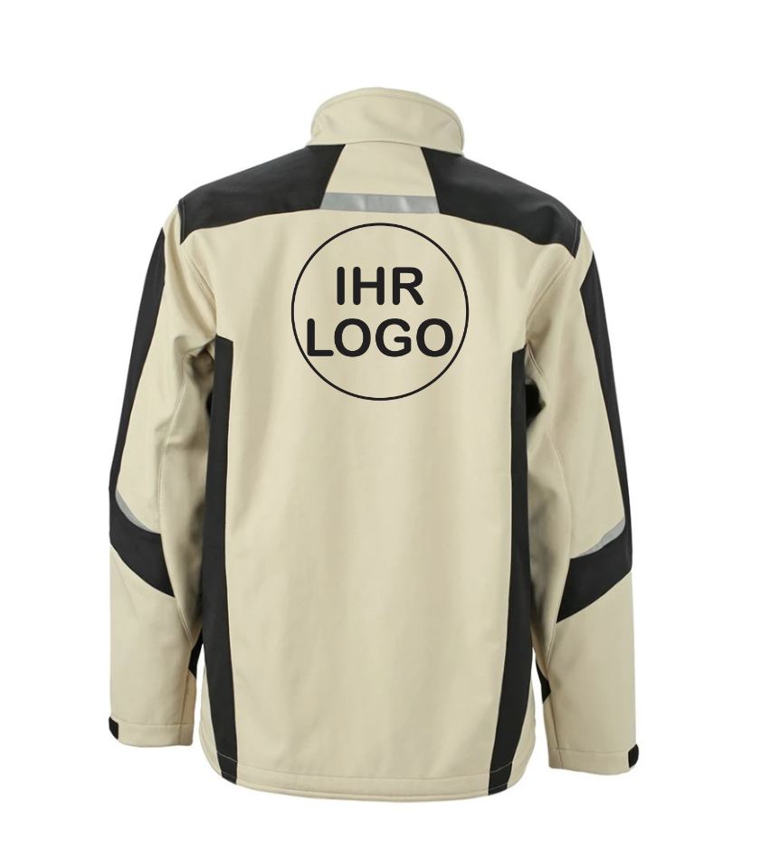 Workwear Softshell Jacke mit Firmenlogo Brust & Rückendruck | Schollys - Schollys