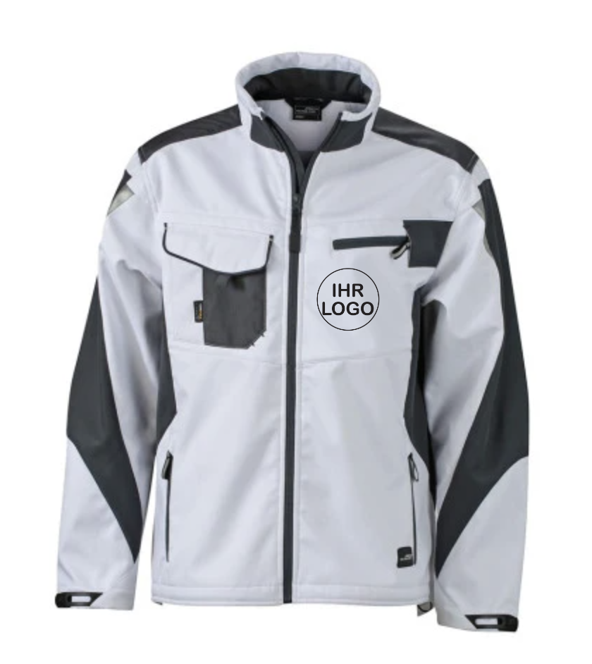 Workwear Softshell Jacke mit Firmenlogo Brust & Rückendruck | Schollys - Schollys