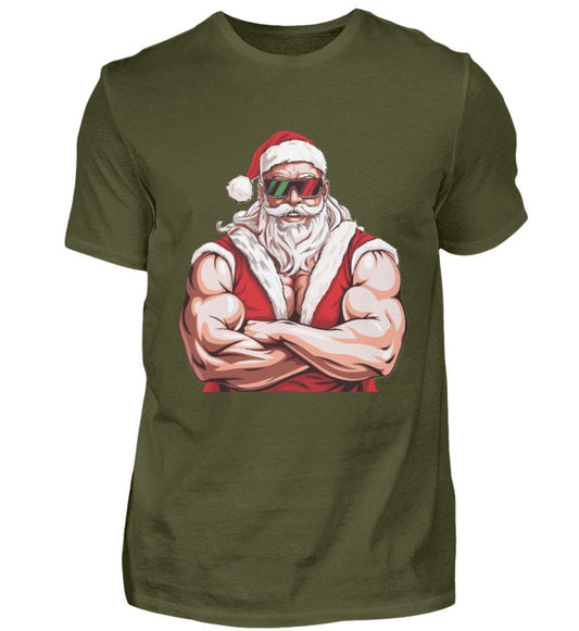 Bodybuilder Santa - Herren Shirt - Schollys