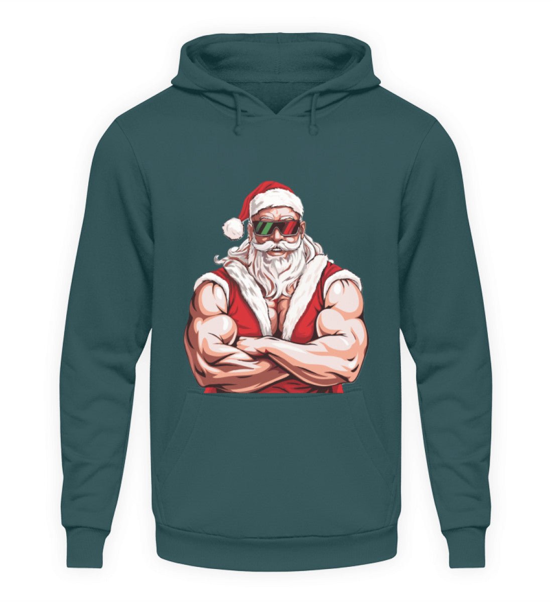 Bodybuilder Santa - Unisex Hoodie - Schollys