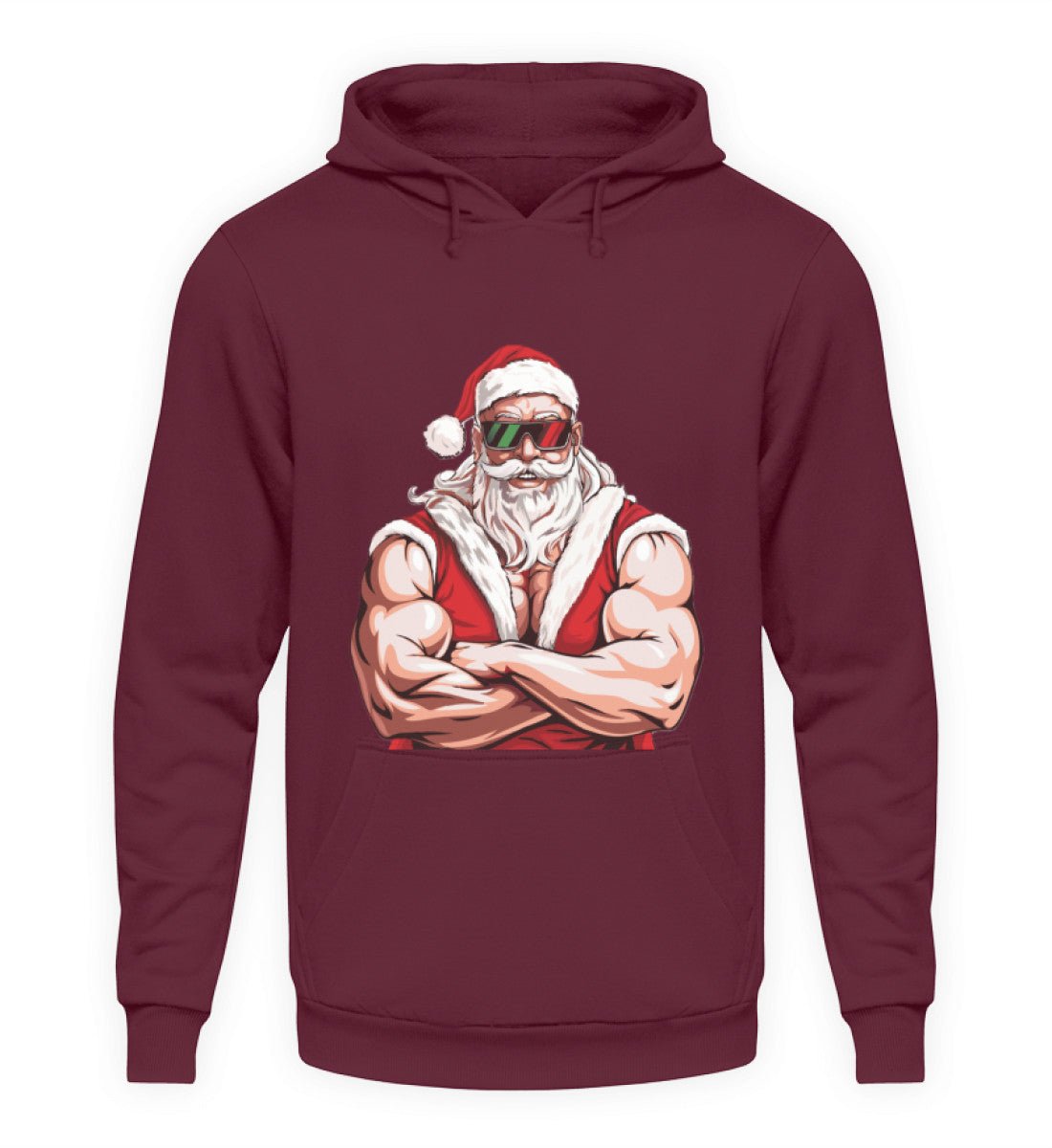 Bodybuilder Santa - Unisex Hoodie - Schollys