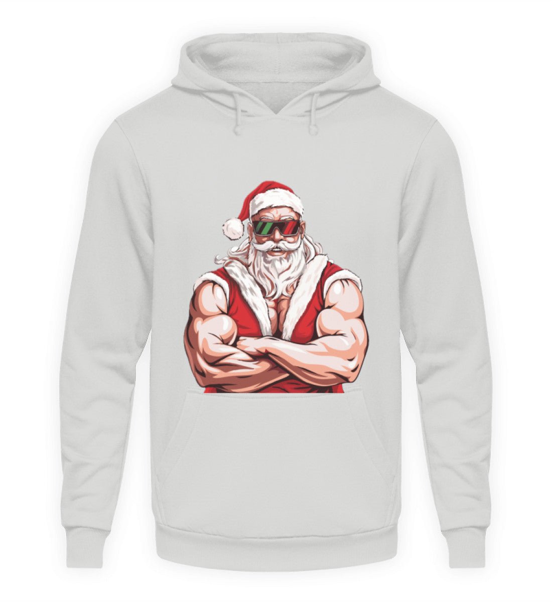 Bodybuilder Santa - Unisex Hoodie - Schollys