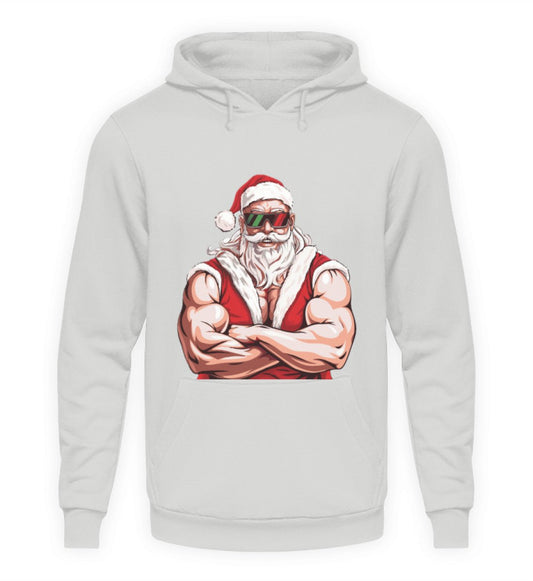 Bodybuilder Santa - Unisex Hoodie - Schollys