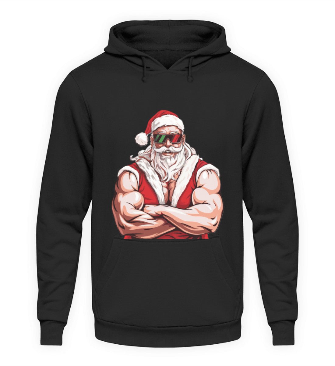 Bodybuilder Santa - Unisex Hoodie - Schollys