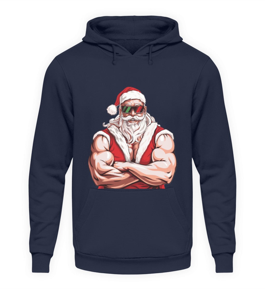 Bodybuilder Santa - Unisex Hoodie - Schollys