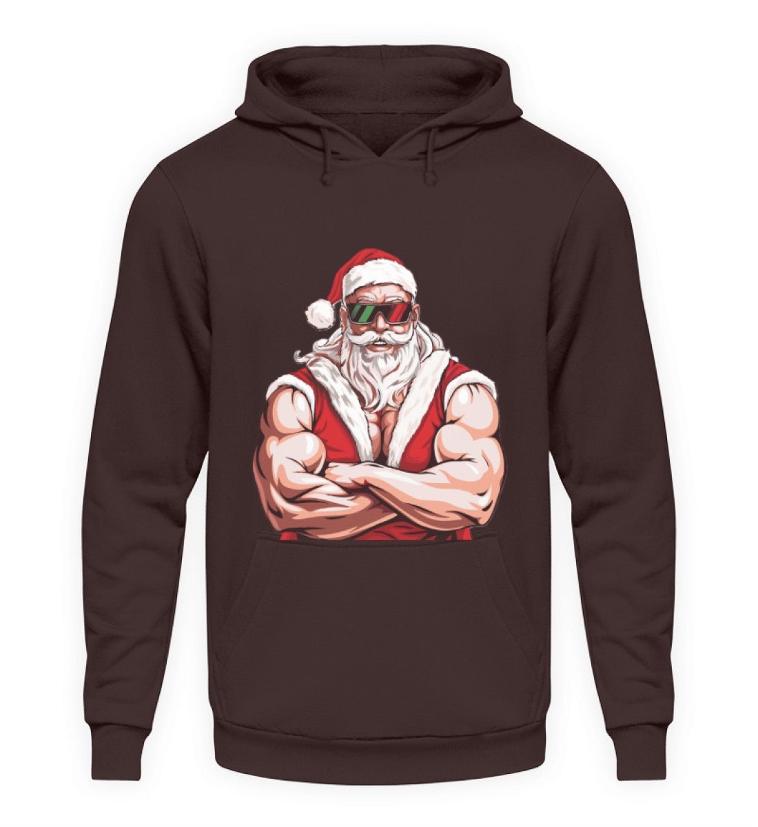 Bodybuilder Santa - Unisex Hoodie - Schollys