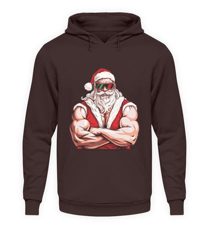 Bodybuilder Santa - Unisex Hoodie - Schollys