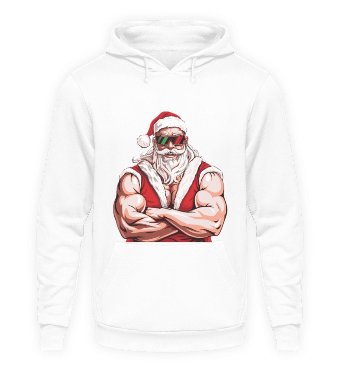 Bodybuilder Santa - Unisex Hoodie - Schollys