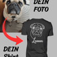 Hundepapa T-Shirt mit Haustier – Personalisiert - Herren Shirt - Schollys