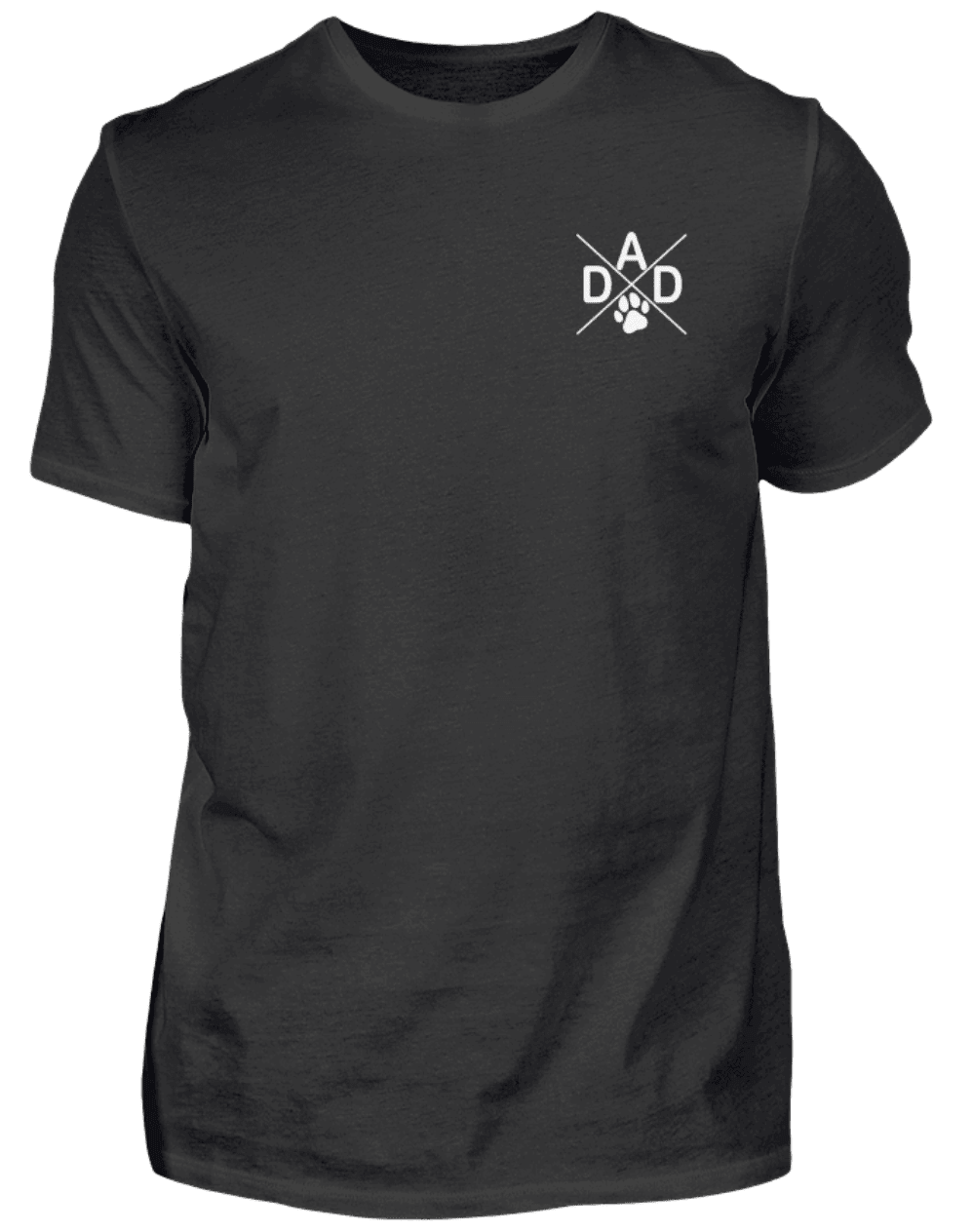 Hundepapa T-Shirt mit Haustier – Personalisiert - Herren Shirt - Schollys
