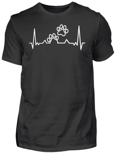T-Shirt - Pfoten Herzschlag - Herren Shirt | Schollys - Schollys