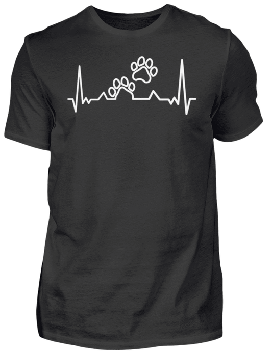 T-Shirt - Pfoten Herzschlag - Herren Shirt | Schollys - Schollys