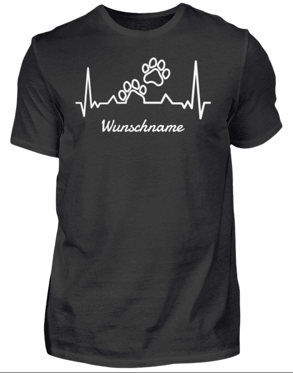 T-Shirt - Pfoten Herzschlag - Herren Shirt | Schollys - Schollys