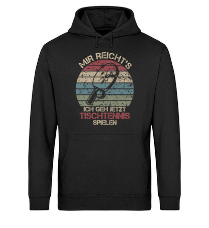 Tischtennis Unisex Hoodie - Retro Look - "Ich gehe jetzt Tischtennis spielen!" | Schollys - Schollys
