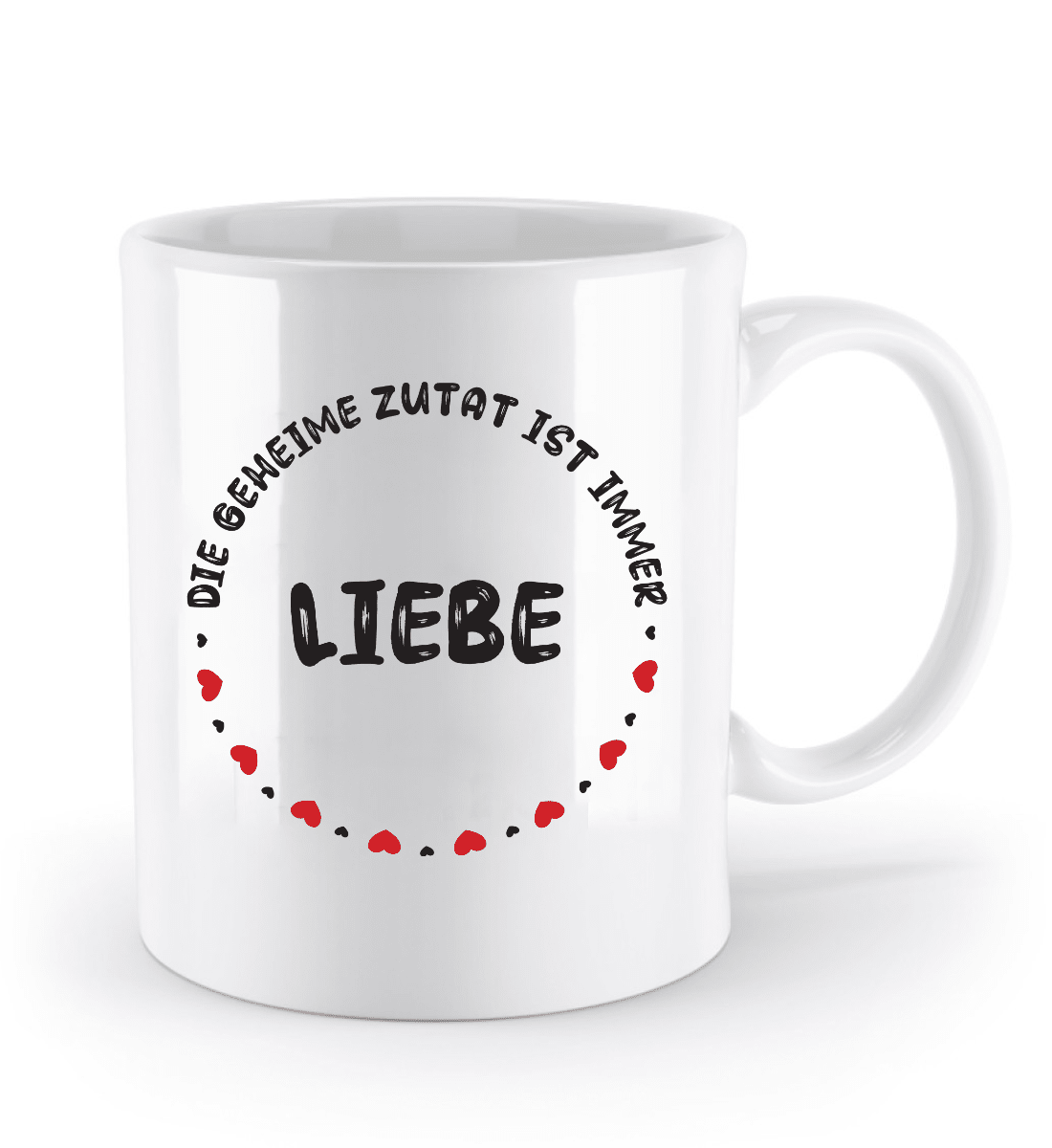 Valentinstag Tasse - "Die geheime Zutat ist immer Liebe“ | Schollys - Schollys