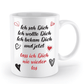 Valentinstag Tasse - "Ich sah dich. Ich wollte dich. Ich bekam dich.“ | Schollys - Schollys