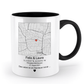 Valentinstag Tasse mit personalisierter Karte| Schollys - Schollys