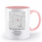 Valentinstag Tasse mit personalisierter Karte| Schollys - Schollys