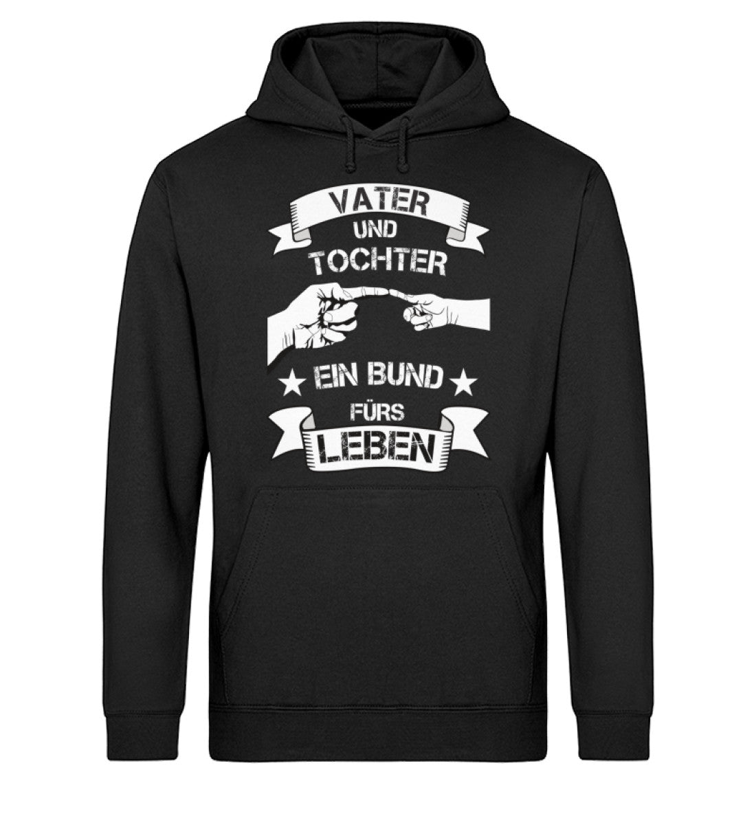 Papa Vater Tochter Unisex Bio Hoodie Schollys - Main Image
